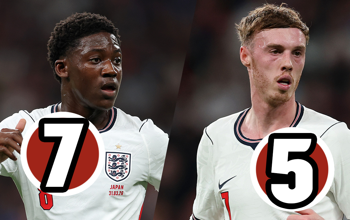 England vs Japan match ratings