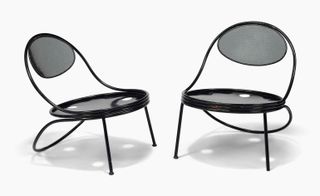 'Copacabana' chairs, by Mathieu Mategot.