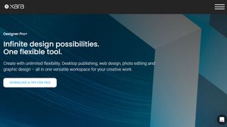 Website screenshot for Xara Designer Pro X