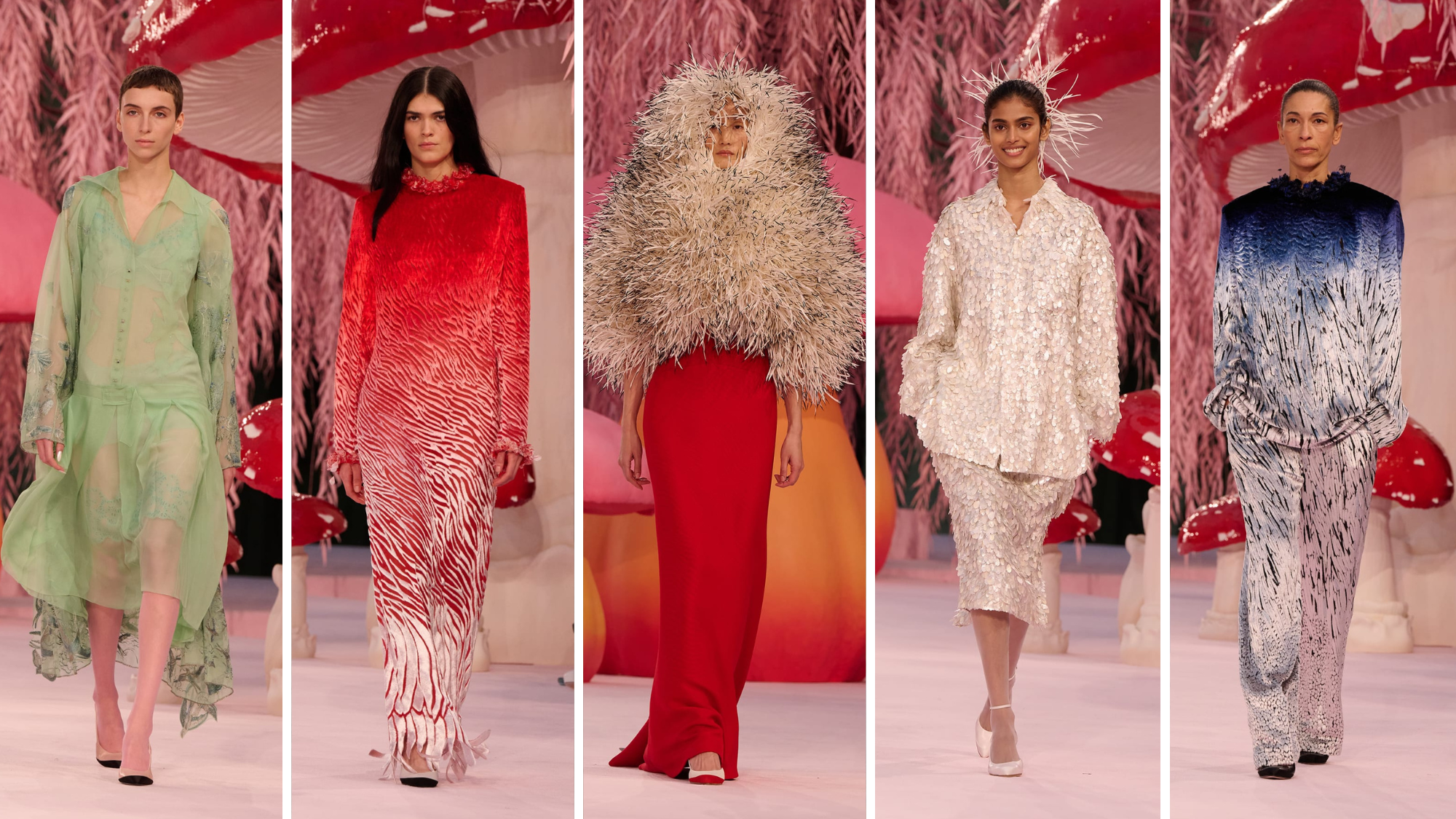 Chanel ss26 haute couture catwalk