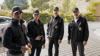 Wilmer Valderrama, Katrina Law, Sean Murray and Gary Cole in NCIS