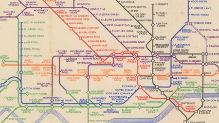 Harry Beck’s First Edition Double-Crown Tube Map, Harry Beck, August 1933