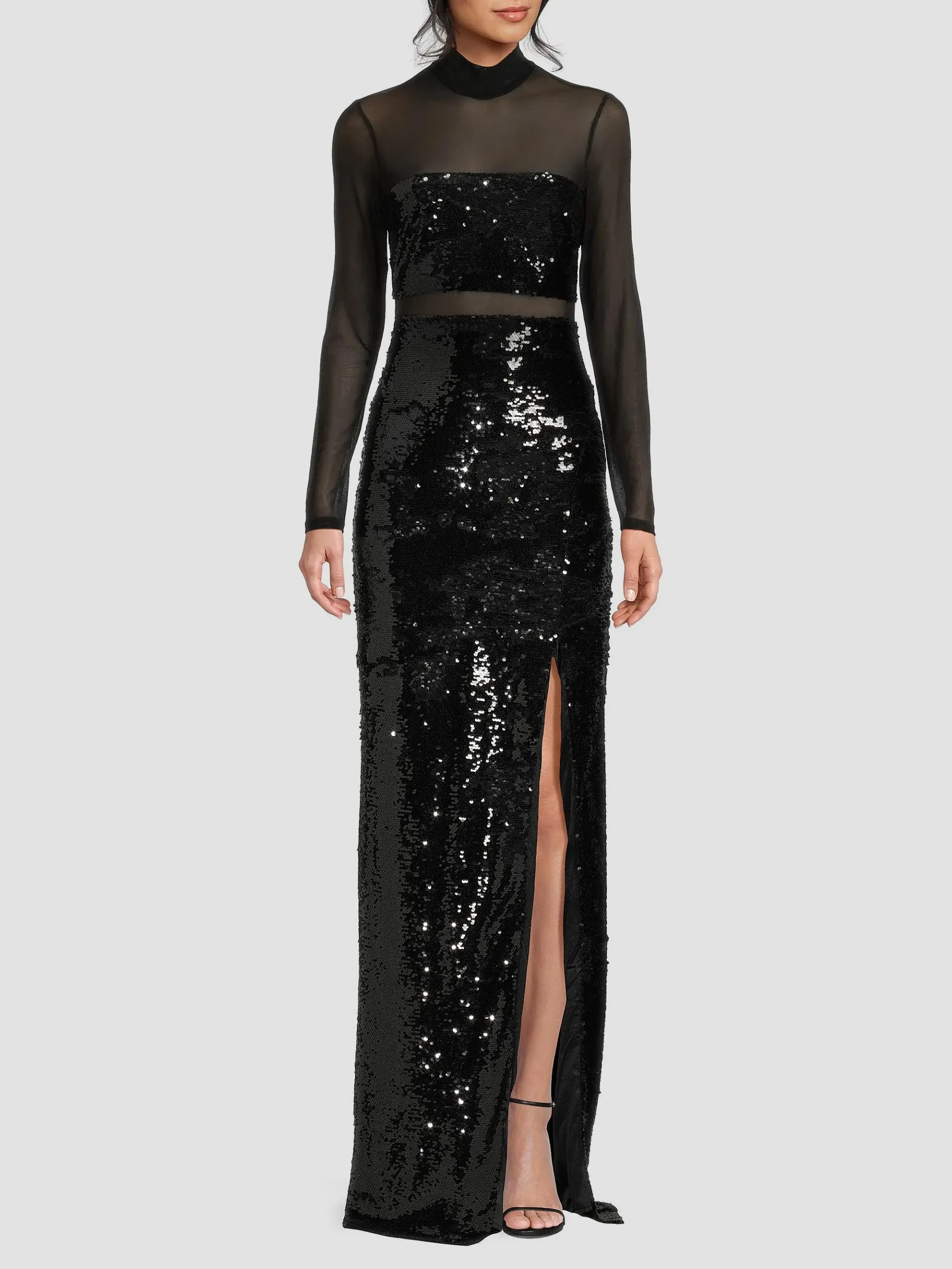 Andie Sequin &amp;amp; Mesh Gown