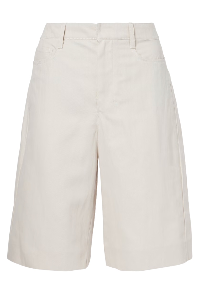 Eric Cotton and Linen Bermuda Shorts