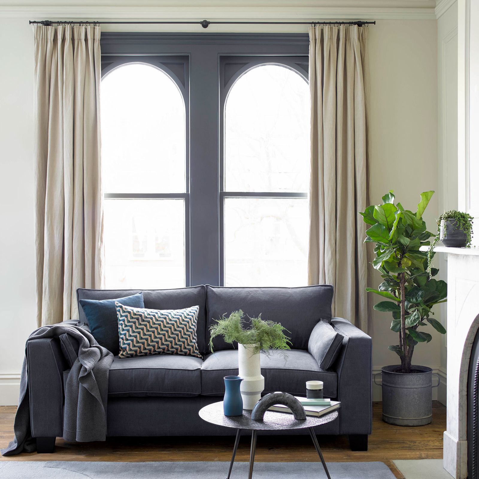 Grey living room accent wall ideas go from drab to fab Ideal Home