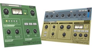 ChanComp is an 1176-style limiting amplifier and BusComp is an SSL-style bus compressor
