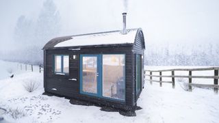 cabin style garden office