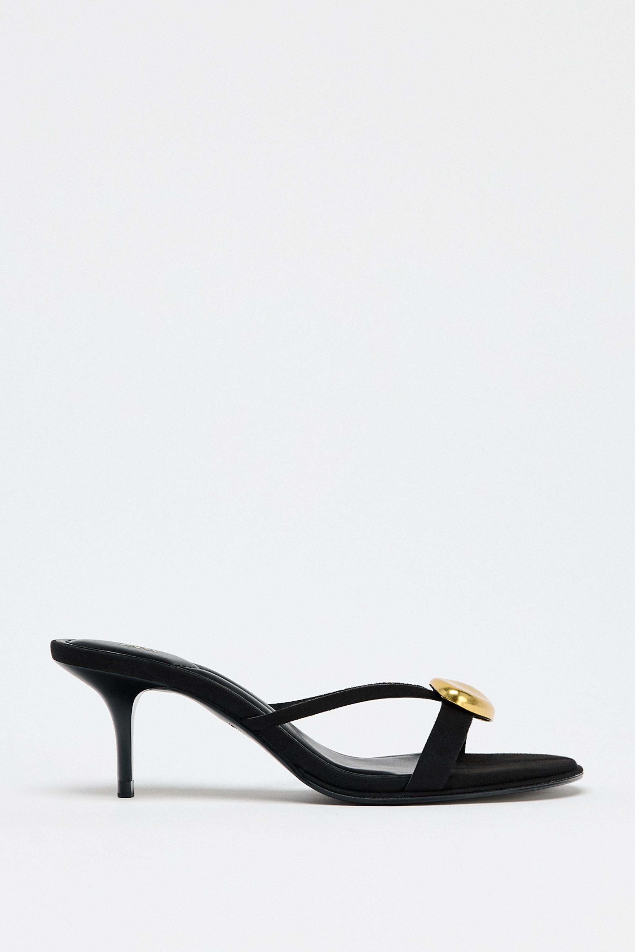 Sandals With Metallic Detail