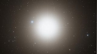 Bright white glow of the Arcturus star