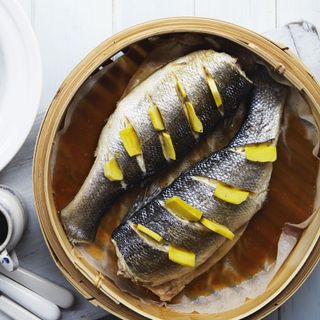 Steamed Sea Bass and Ginger