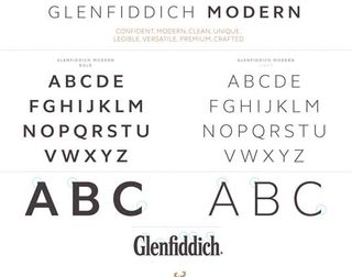 New logo and branding for Glenfiddich whisky