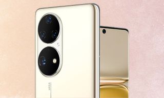 The front and back of the Huawei P50 Pro