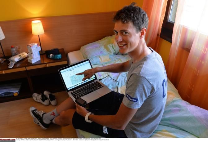 Niki Terpstra showing off his power outputs for stage 6