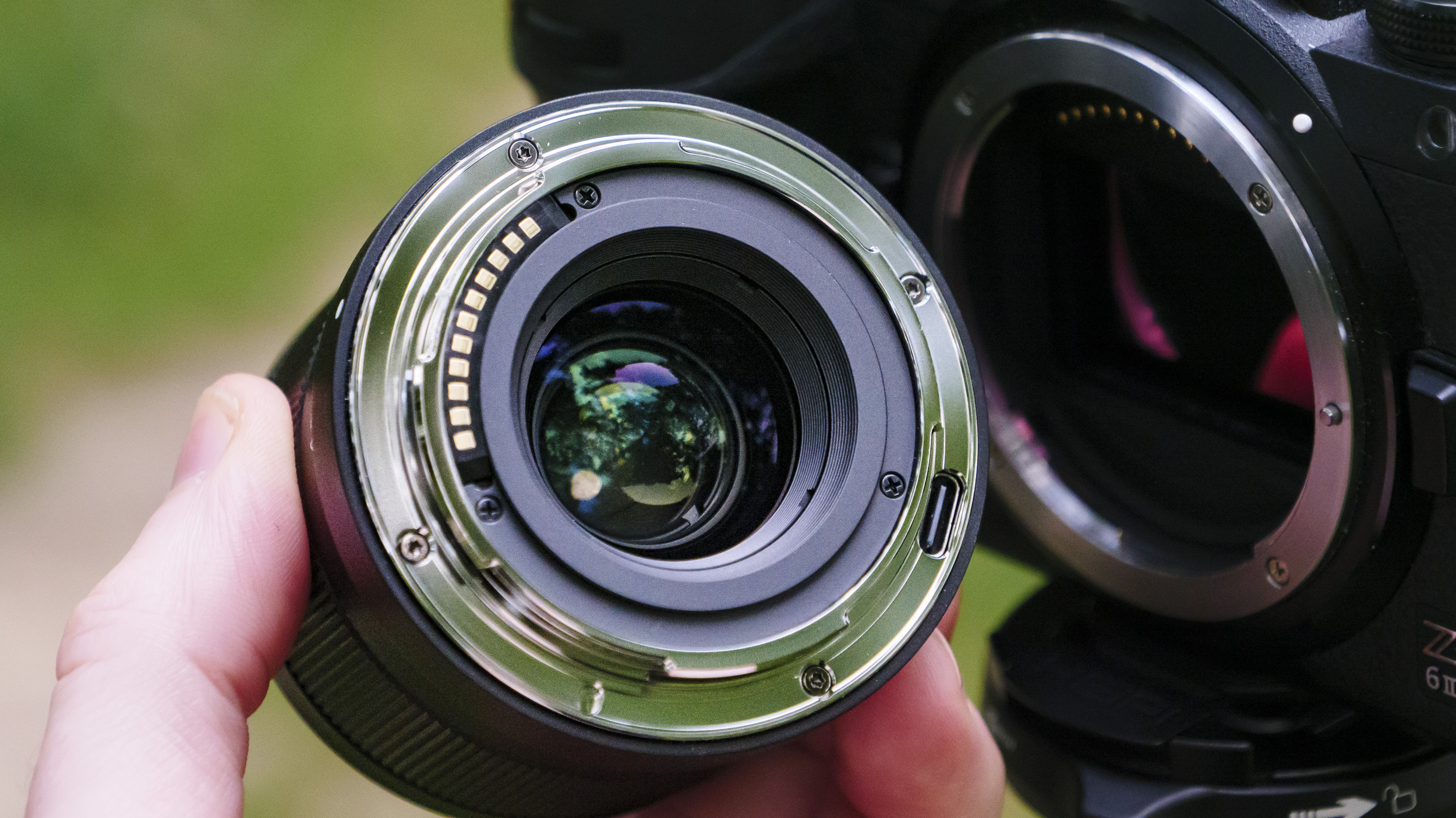 Rear mount of the Viltrox AF 50mm F2 Air lens