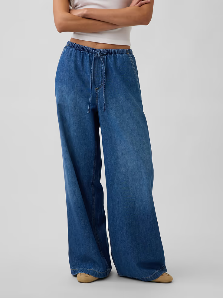 Gap, Mid Rise UltraSoft Easy Baggy Jeans (Were $90)