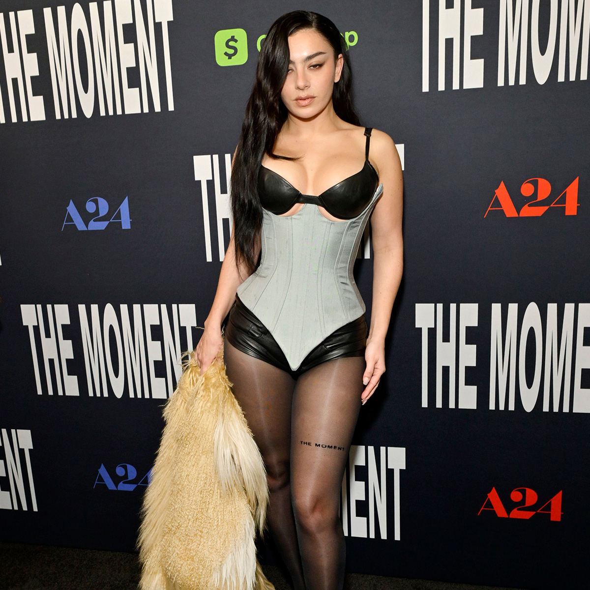 Charli XCX hot pants