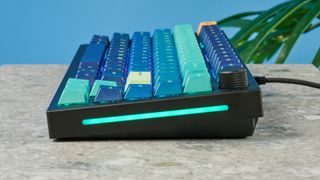 Photograph of the Glorious GMMK Pro custom mechanical keyboard