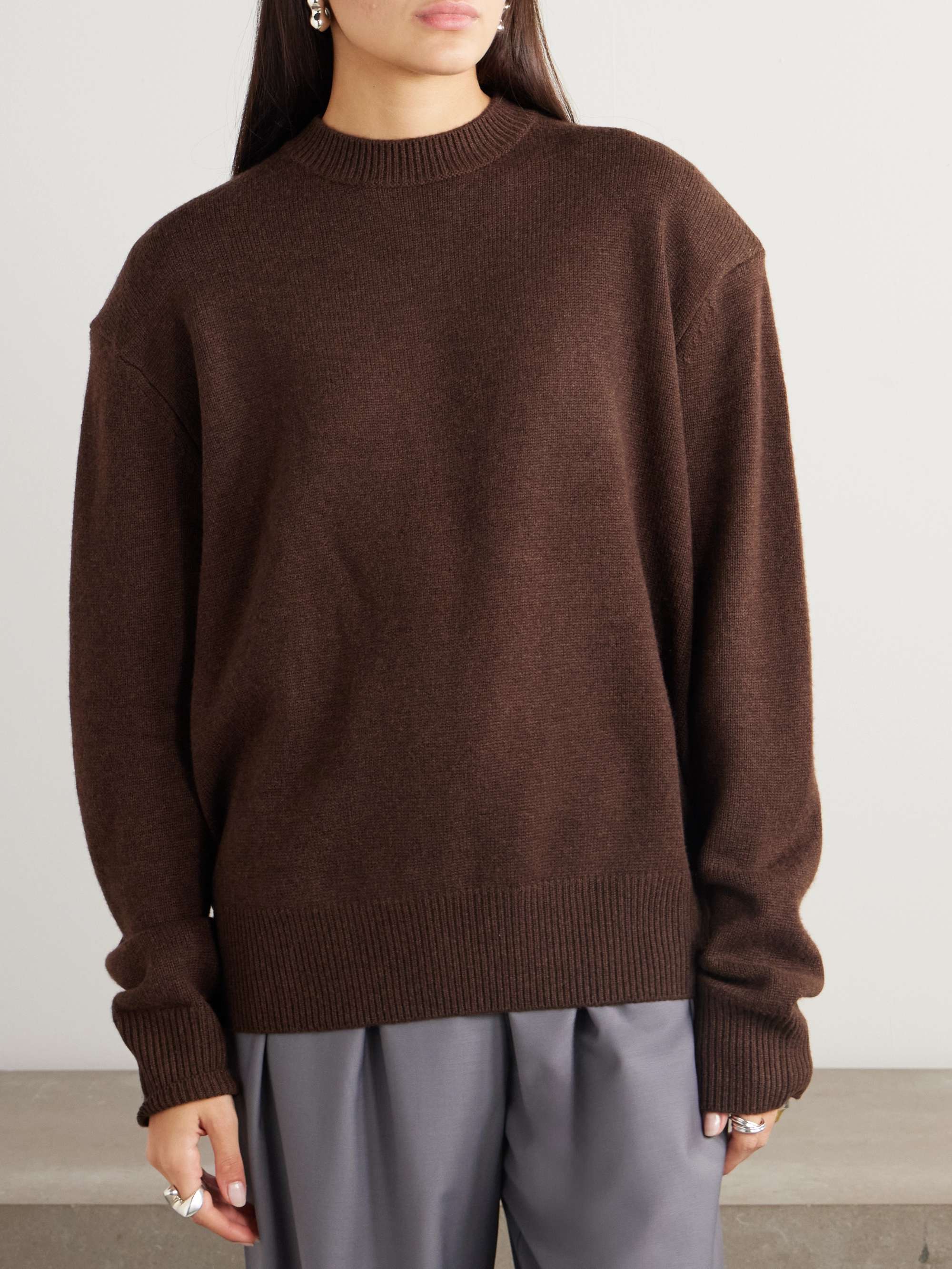 Rafaela Oversized Merino Wool and Cashmere-Blend Sweater