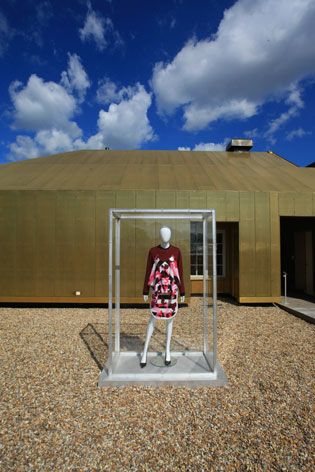 On the rooftop of the museum, the next generation of designers are also on display. Pictured is a piece by Ida Klamborg (2014).