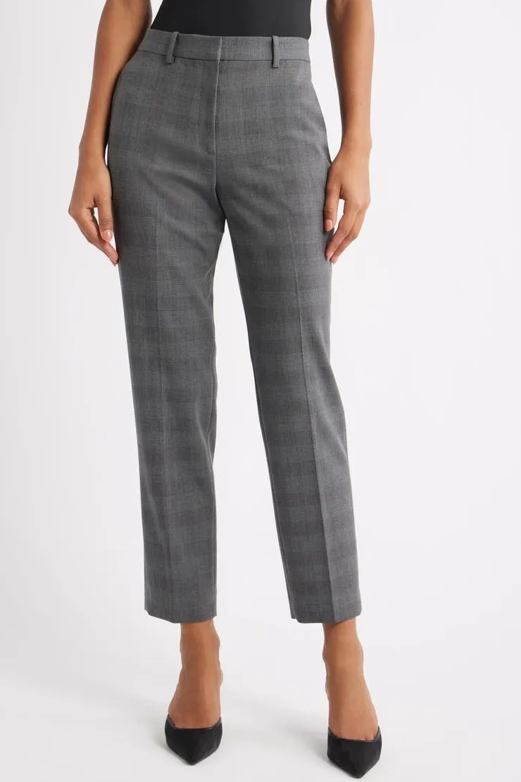 The Icon Plaid Cigarette Pants