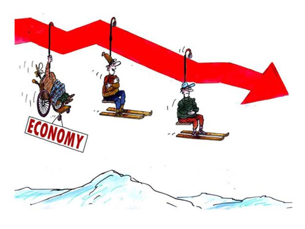 Editorial cartoon economy