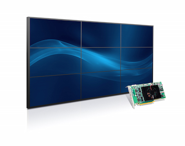 Matrox Unveils Single-Slot Graphics Card to Drive Nine 1920x1080 Displays for 3x3 Video Walls