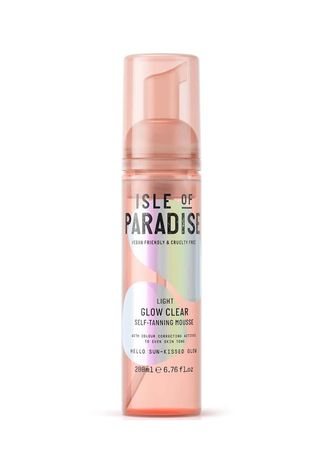 Isle of Paradise Glow Clear Self-Tanning Mousse - Light 200ml