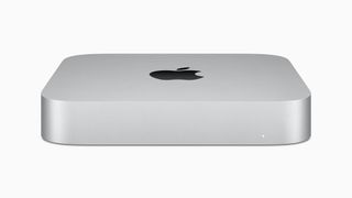 Mac Mini on white background