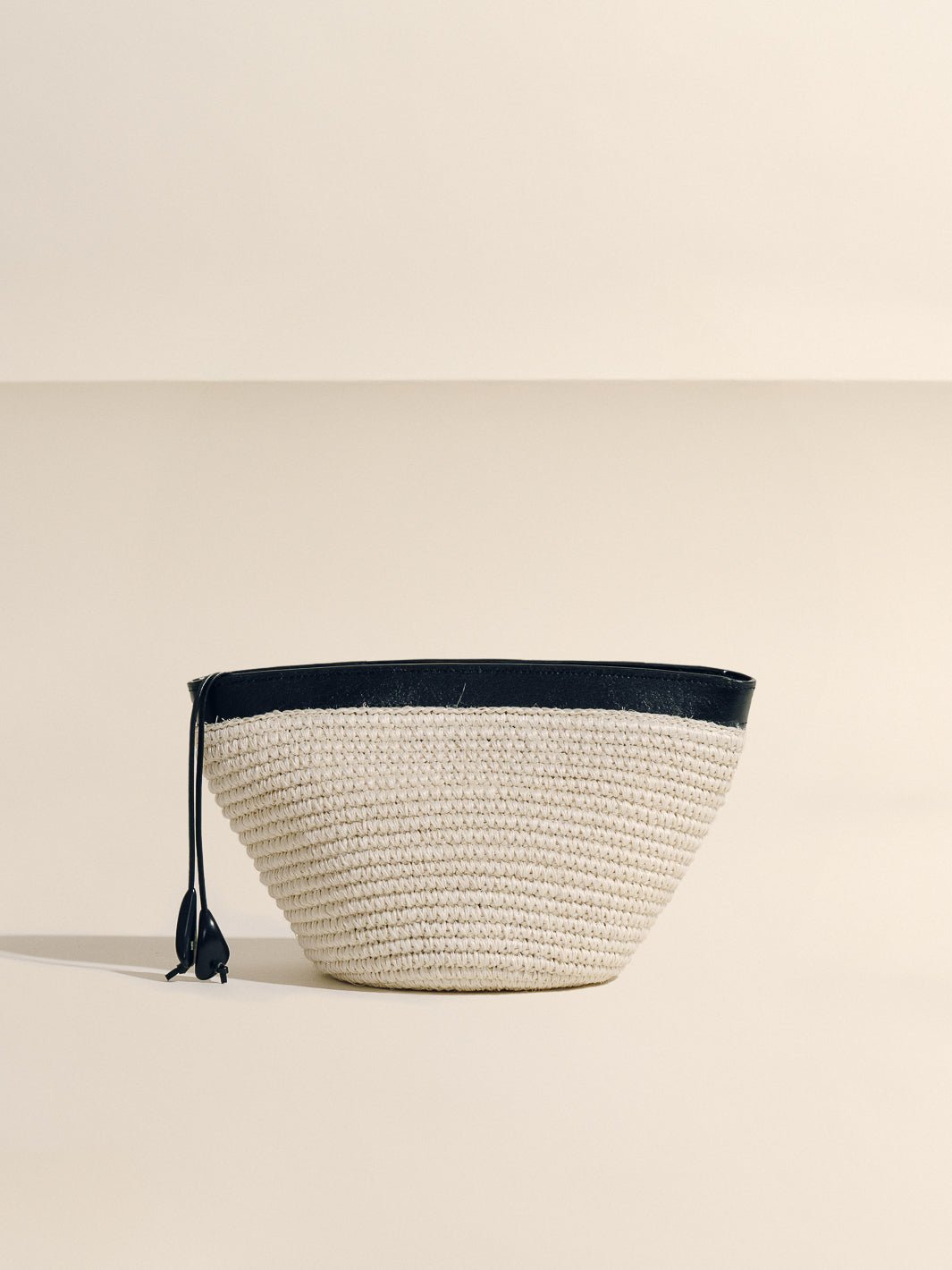 The Medium Zip Clutch in Handwoven Fique