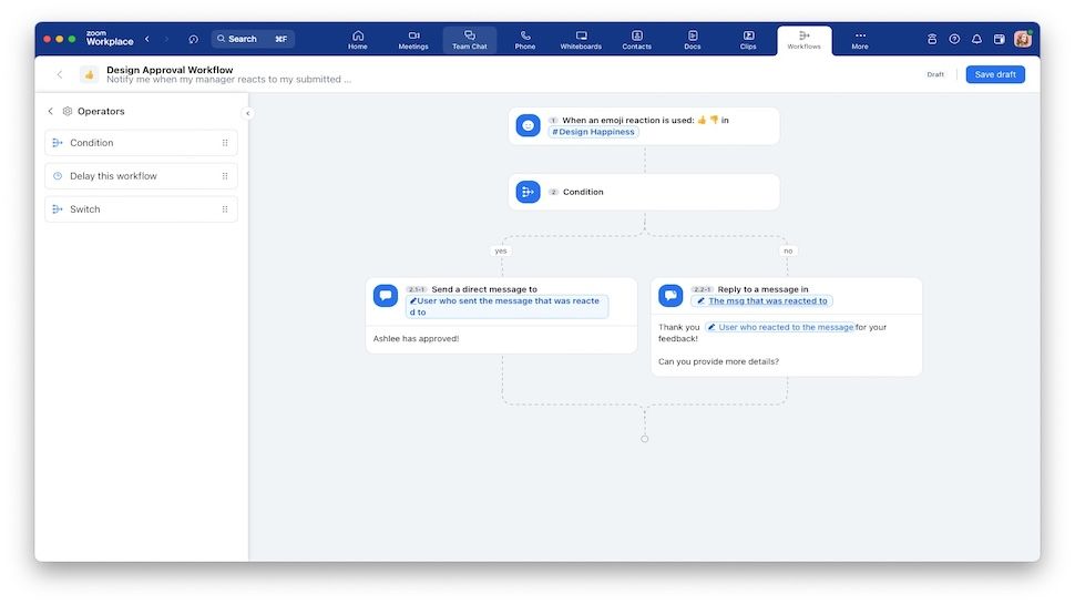 Zoom Workflow Automation