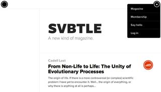 Svbtle merges a beautifully crafted blog CMS with a curated selection of the best posts
