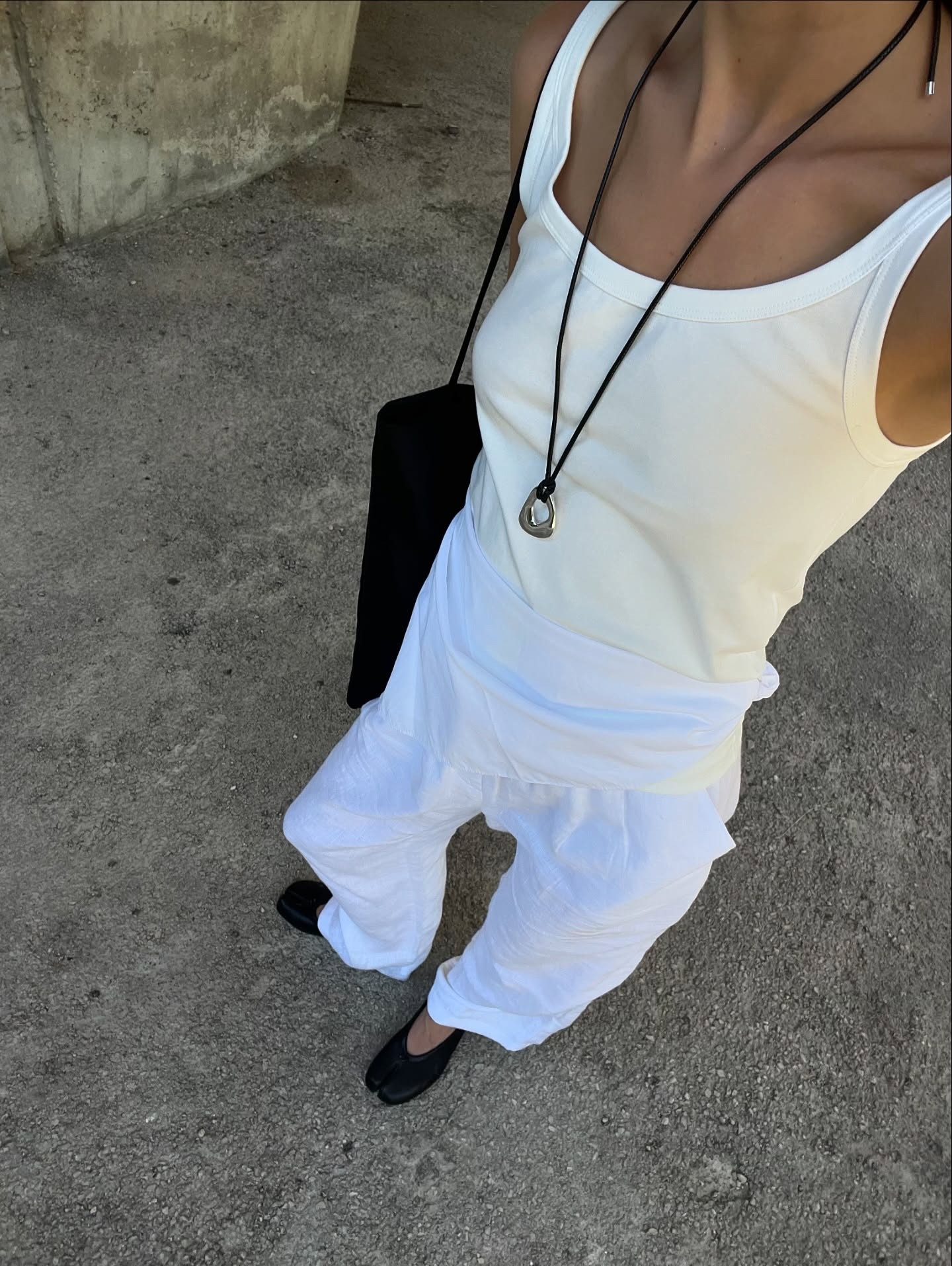 linen outfit idea