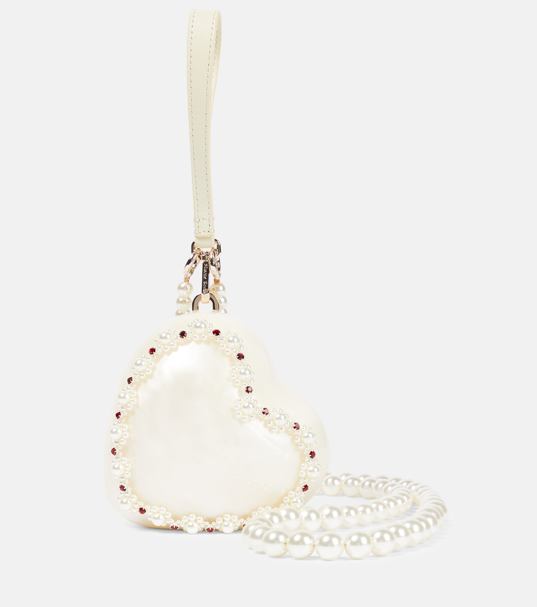 a simone rocha heart shaped bag