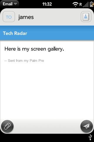 Palm pre screen