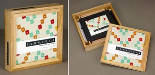 Typography Scrabble box