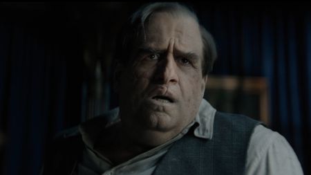 Penguin looking upset while kidnapped in the Season 1 finale. 
