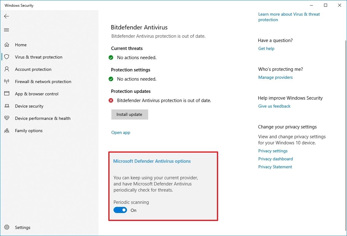 How to get started with Microsoft Defender Antivirus on Windows 11 ...