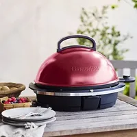 GreenPan  2-in-1 Portable Indoor/Outdoor Electric Grill w/Griddle Plate
