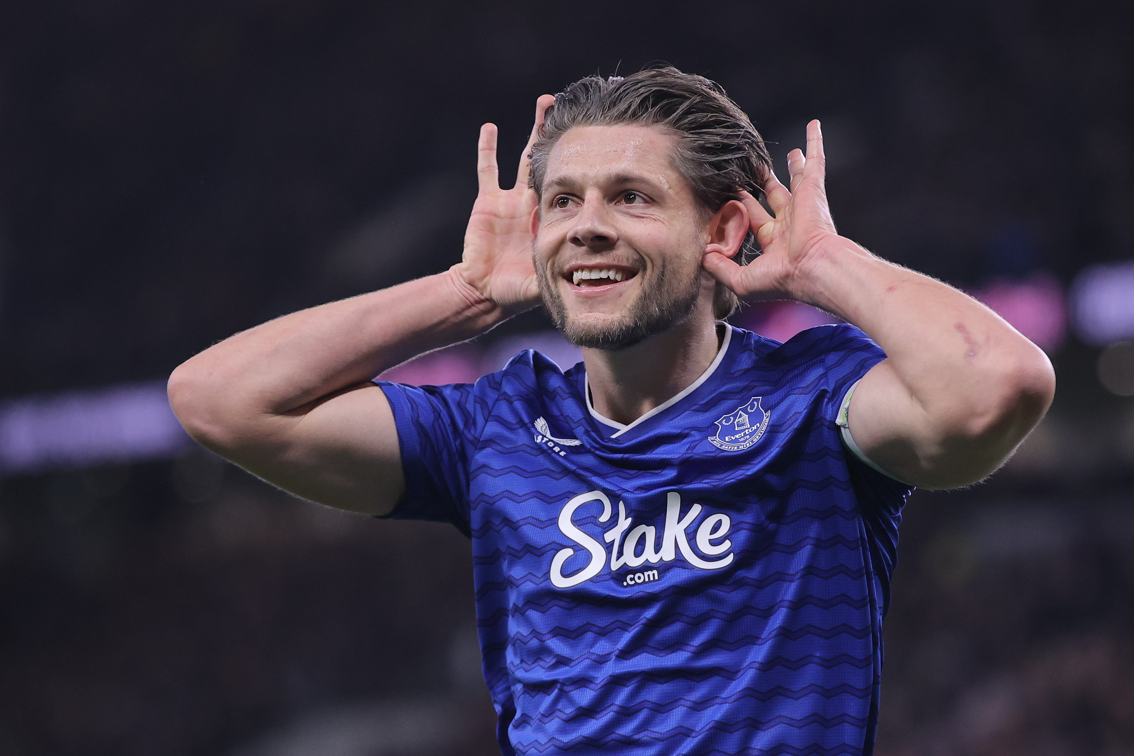 James Tarkowski missed out for Everton against Arsenal