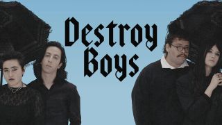 A preview of a portrait of Destroy Boys on Louder's cover