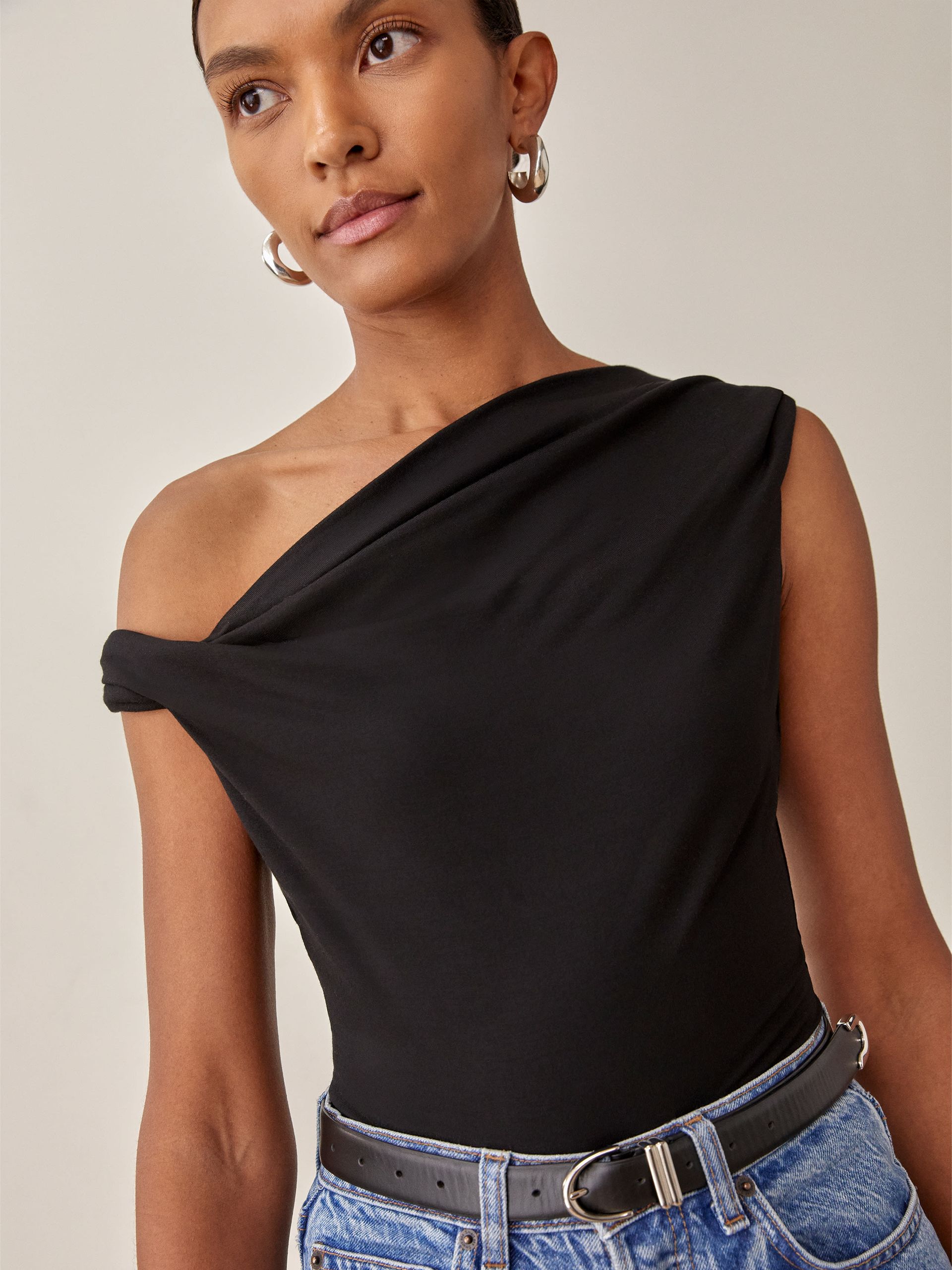 Cello Knit Top in Black