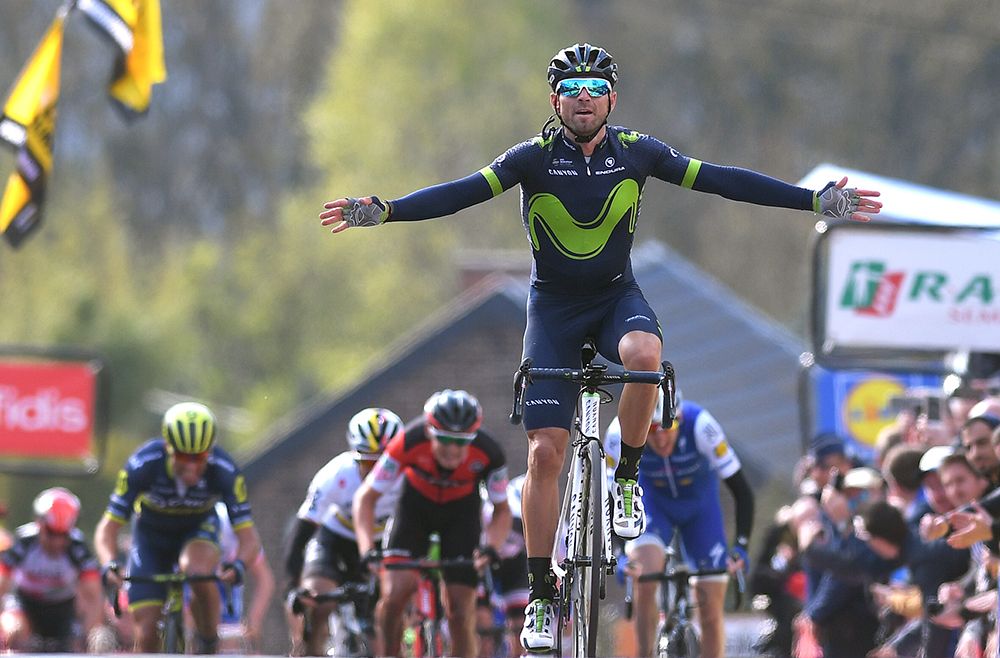 Valverde wins his record fifth Fleche Wallonne