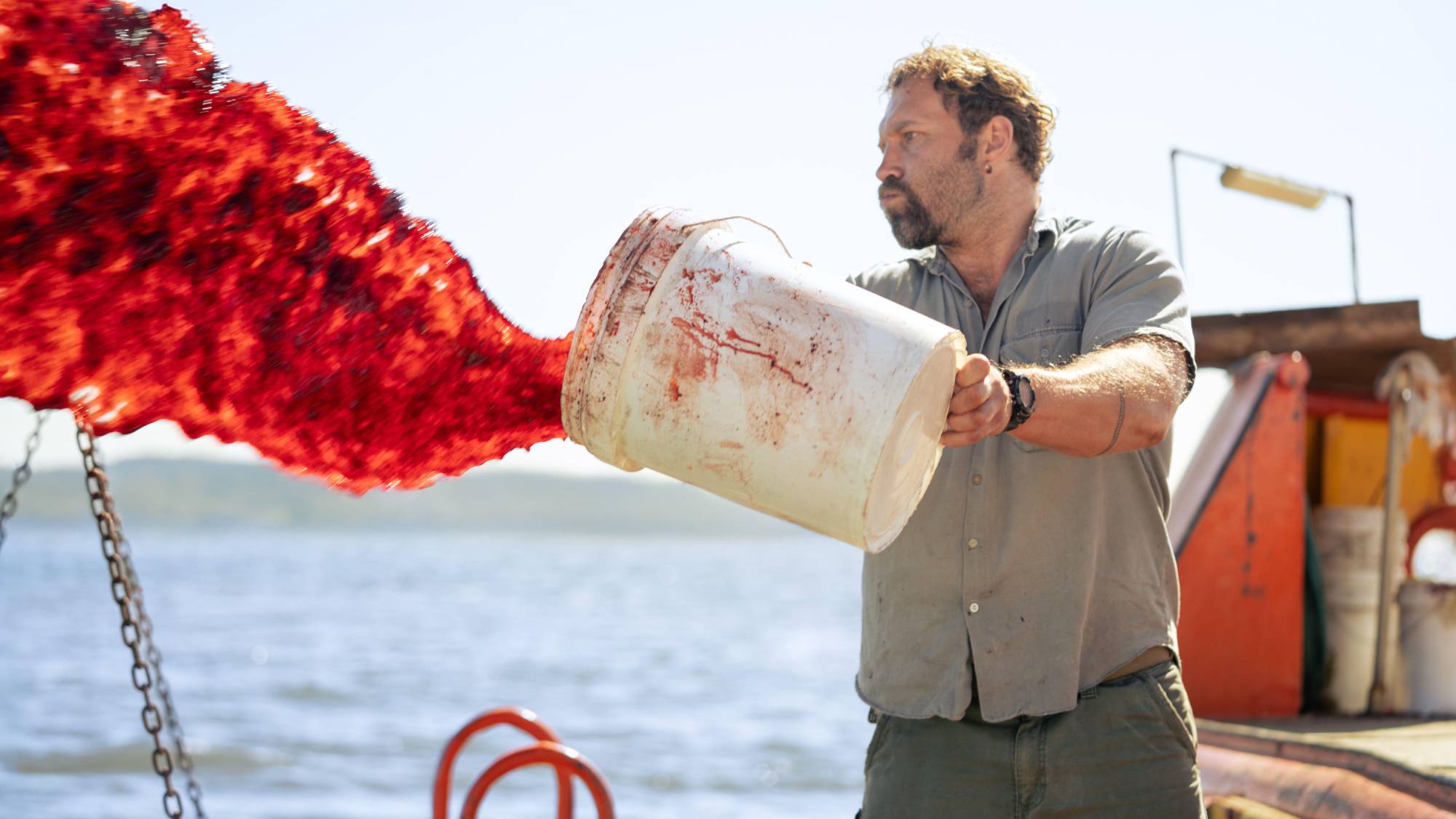 Jai Courtney as Tucker in "Dangerous Animals"