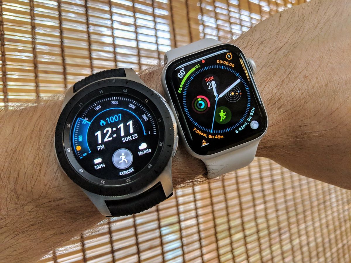 Galaxy and Apple Watch