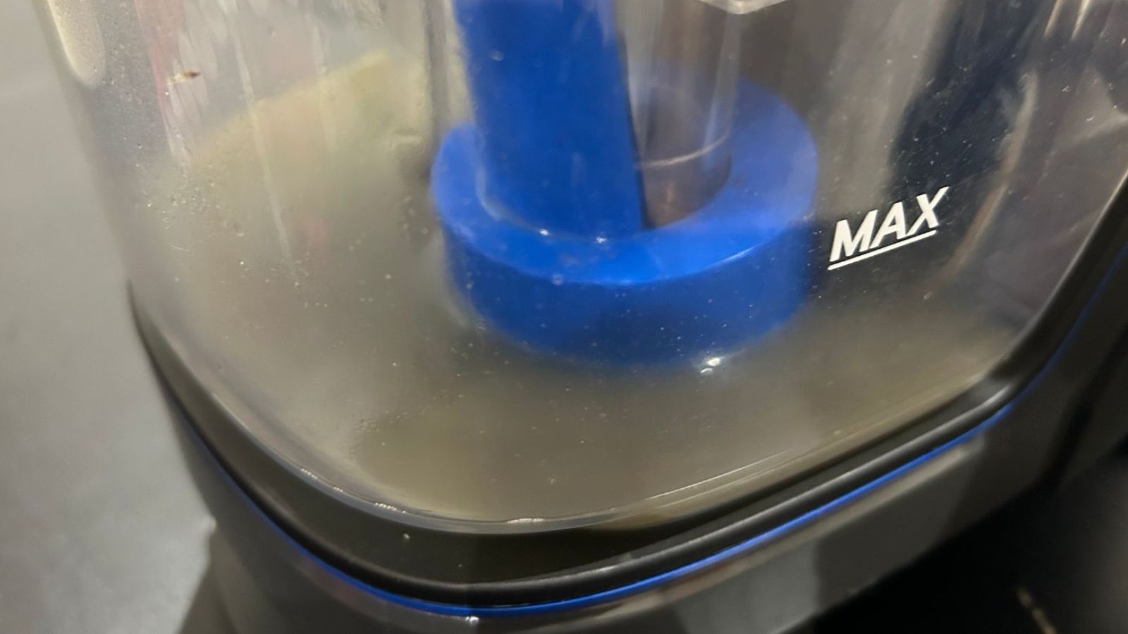 Vax spot cleaner dirty water tank with dirty water in