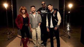 Reba McEntire, Niall Horan, Snoop Dogg, and Michael Bublé sit in judgement on "The Voice" s28