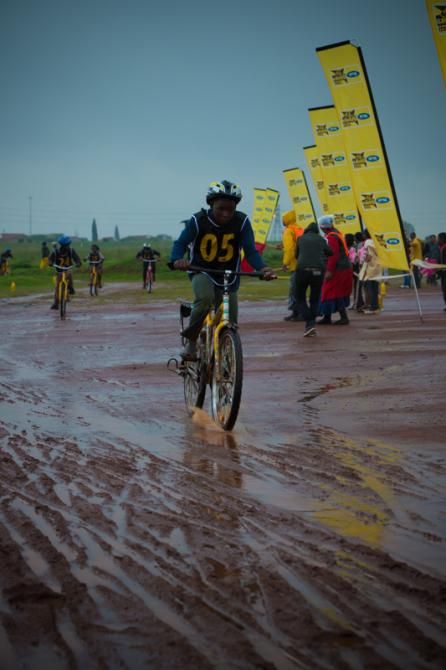 The weather hardly dampened the competition