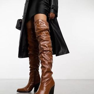 ASOS slouchy over the knee boots
