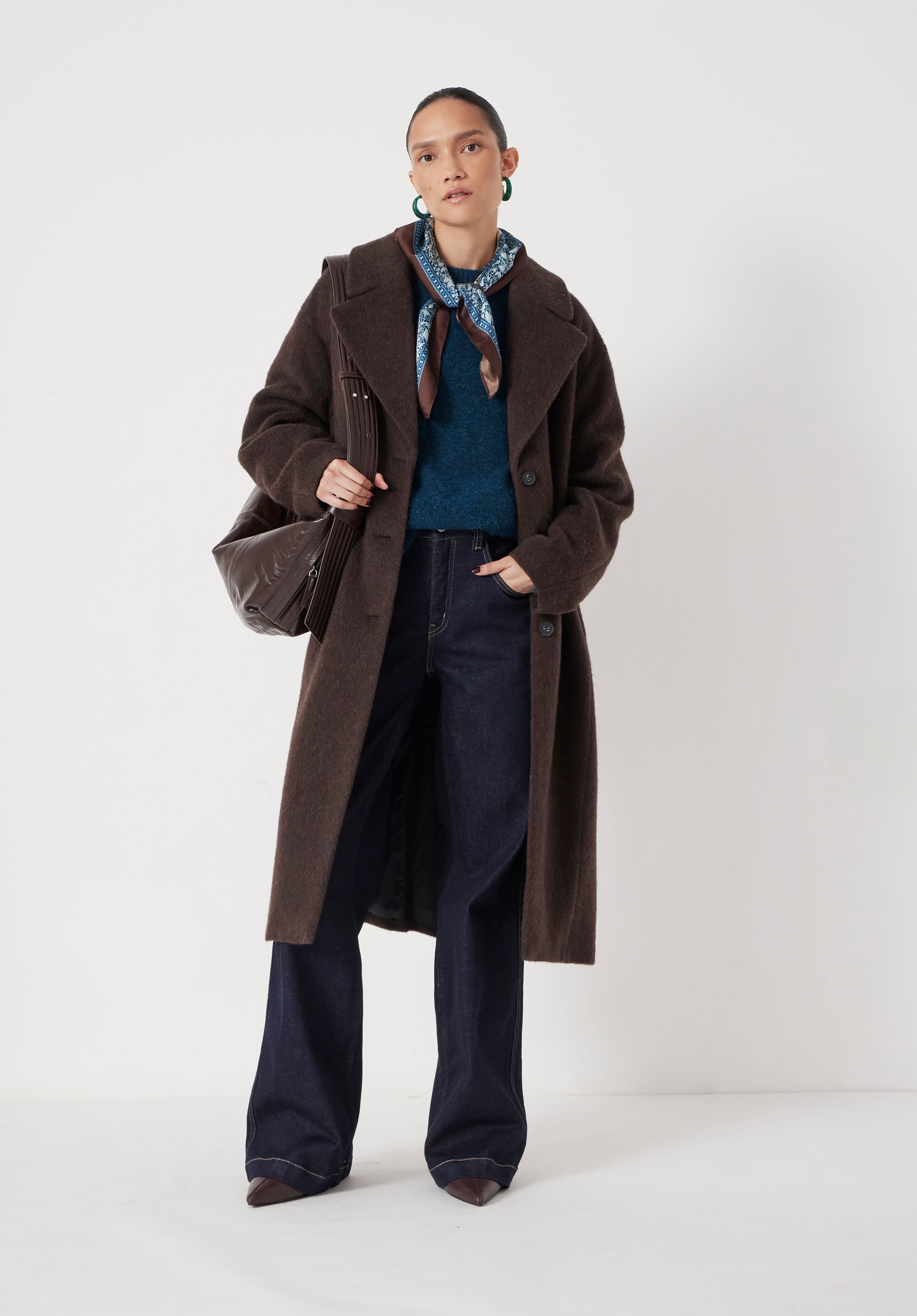 Italian Wool Cocoon Coat