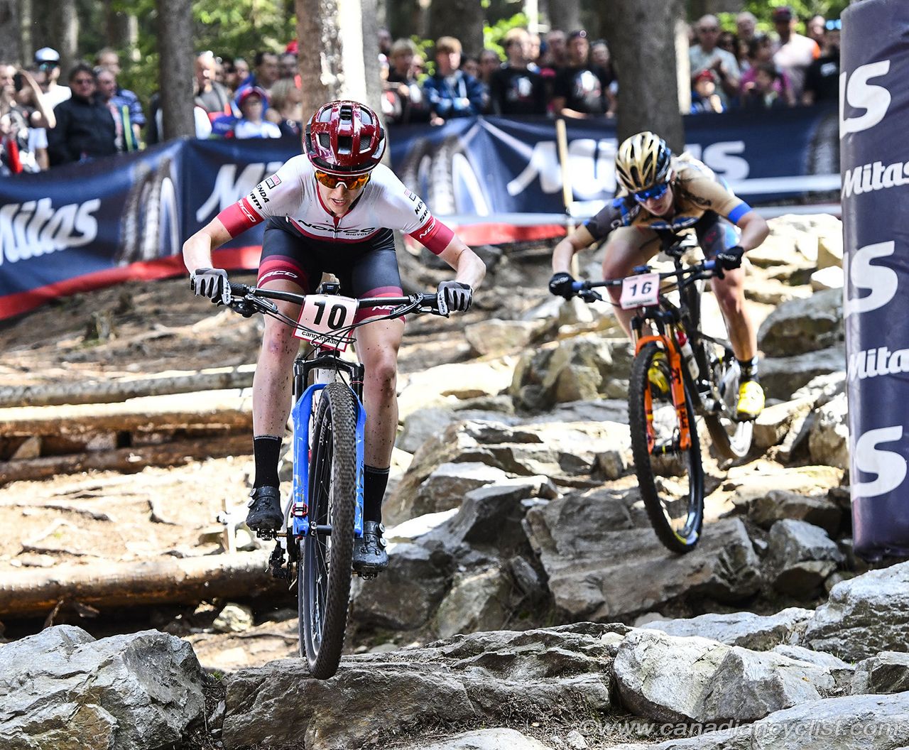 Haley Smith (Can) Norco Factory Team and Malene Degn (Den) KMC-Ekoi-Orbea